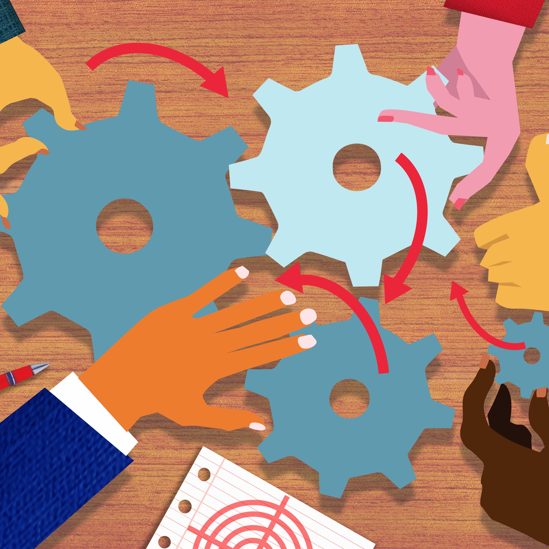 Bij verandering kunnen leiders niet achter de coulissen blijven